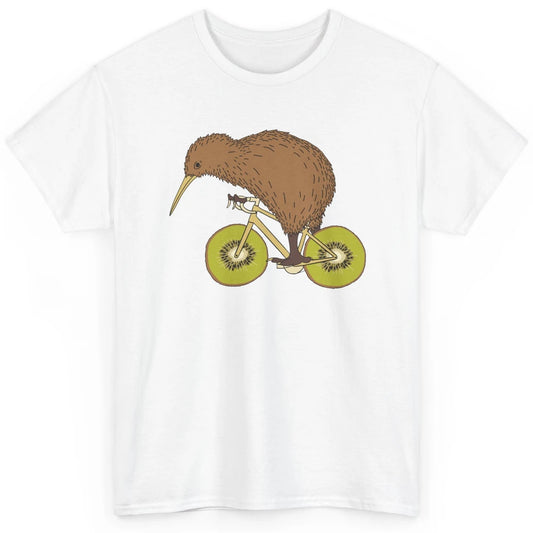 Funny Bird Riding Bike Kiwi Wheels Nature Birding Sarcasm Classic Unisex T-Shirt