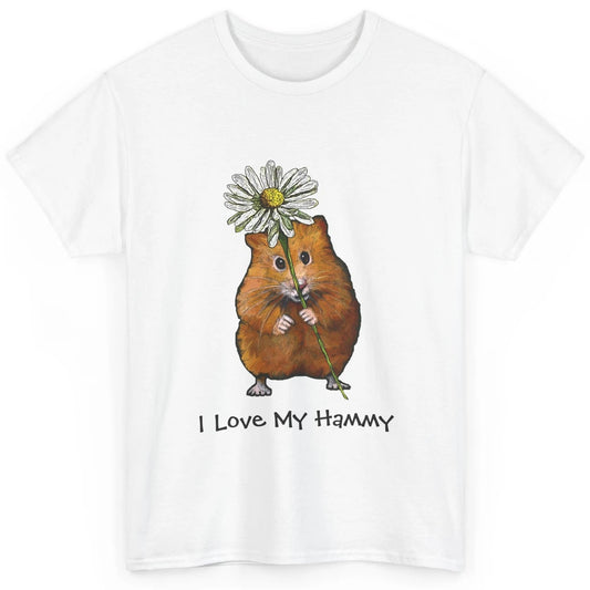 Cute Love Hammy Daisy Hamster Aesthetic Farm Animal Positive Classic Unisex T-Shirt