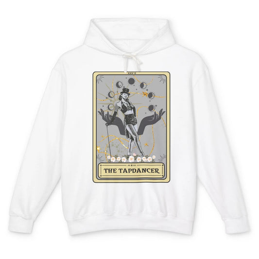 Retro The Tapdancer Tarot Card Tapdancing Halloween Dancer Unisex Lightweight Hoodie