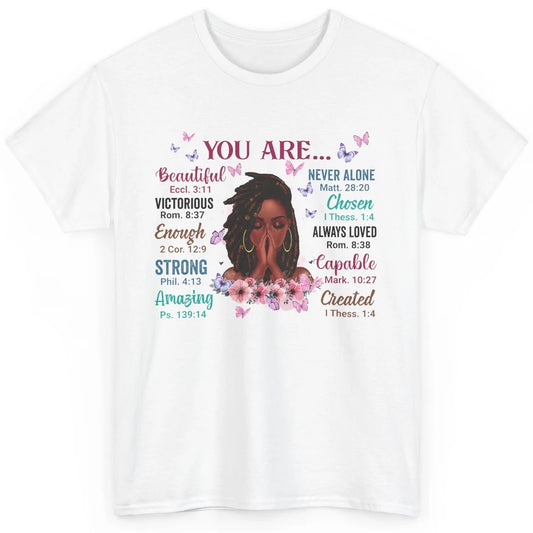 Black Girl God Says I Am Afro Woman Christian Religious Gift Classic Unisex T-Shirt