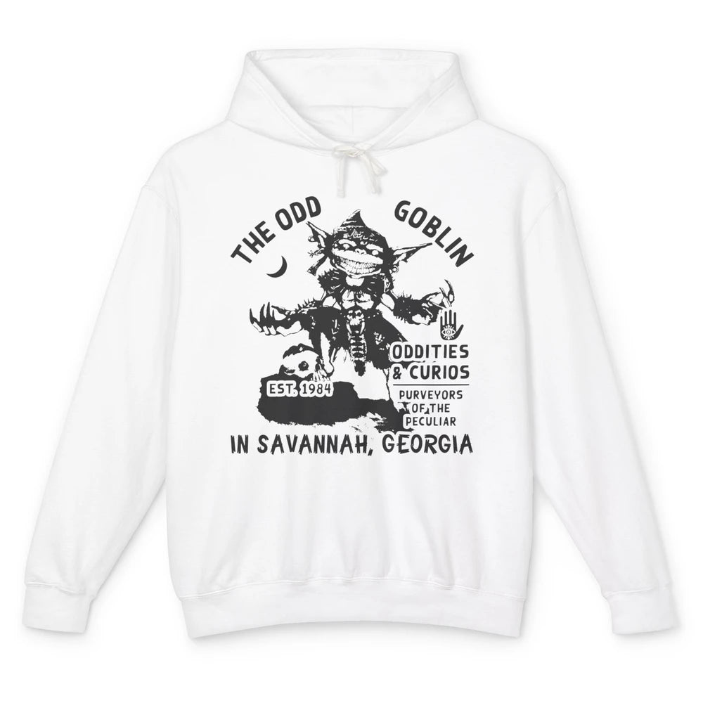 Vintage The Odd Goblin Est 1984 Oddities Savannah Georgia Unisex Lightweight Hoodie