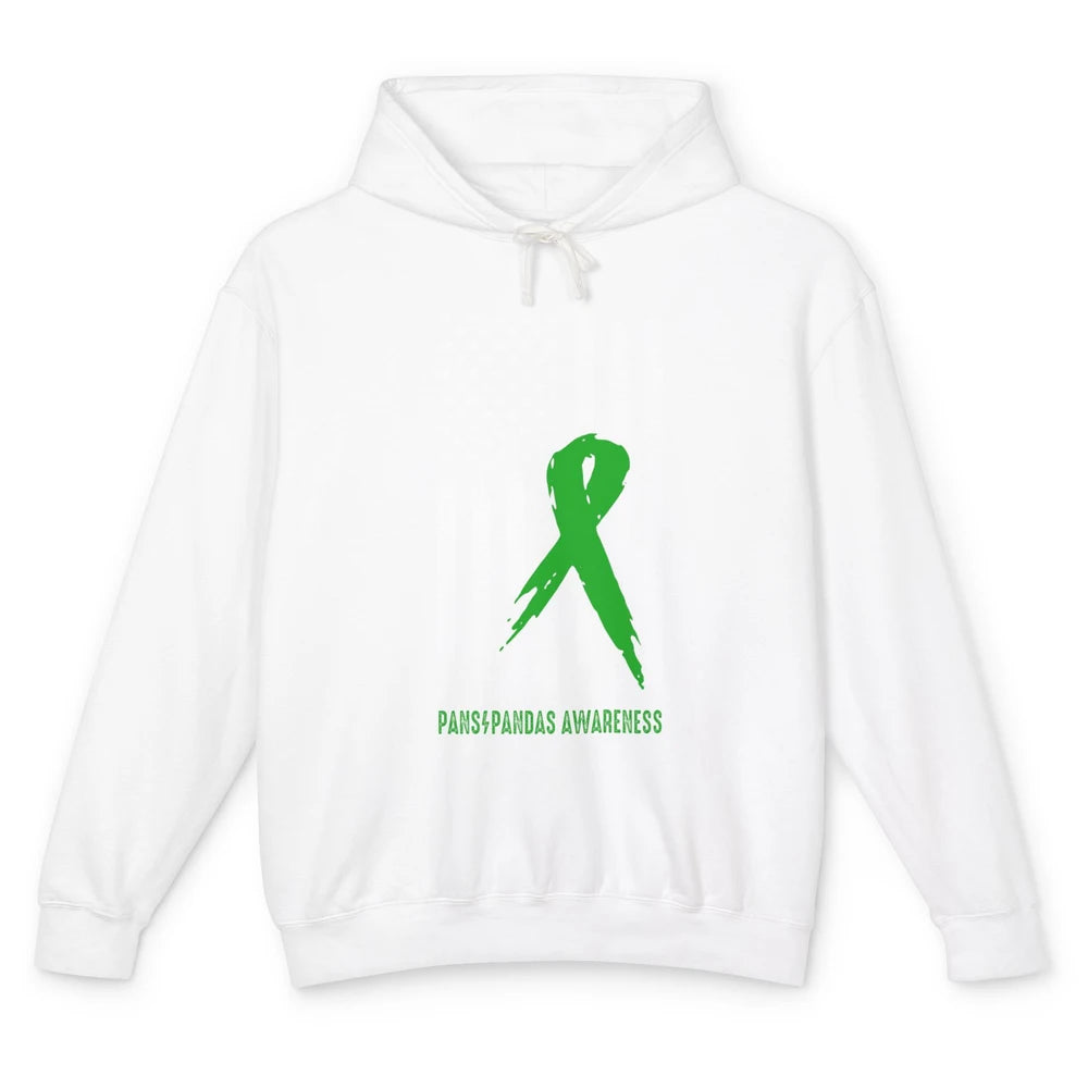 PANS/PANDAS Awareness Green Ribbon No One Fight Alone Unisex Lightweight Hoodie