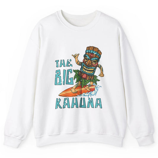 Tiki Big Kahuna Surfer Tropical Hawaii Aloha Paradise Beach Unisex Crewneck Sweatshirt