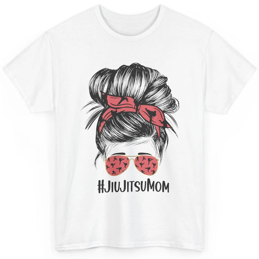 Vintage Messy Bun Jiu Jitsu Mom Life Taekwondo Martial Art Classic Unisex T-Shirt