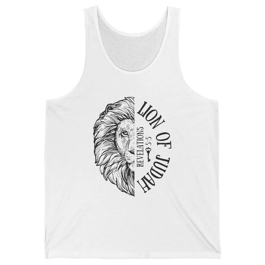 Yeshua Lion Of Judah Bible Verse Christian Faith Religious Unisex Jersey Tank