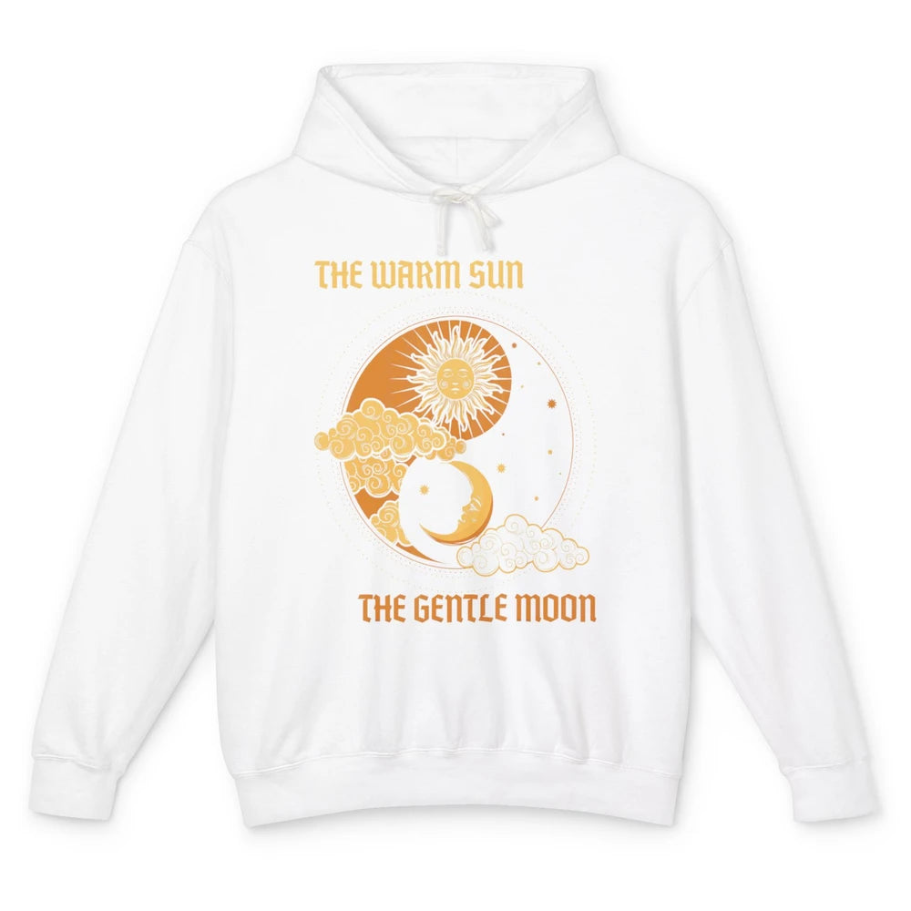 The Warm Sun The Gentle Moon Yin Yang Crescent Halloween Unisex Lightweight Hoodie