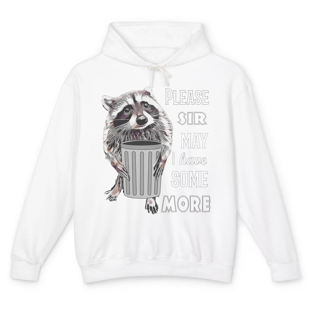 Funny Have Some More Raccoon Trashed Opossum Sarcasm Possum Unisex Lightweight Hoodie