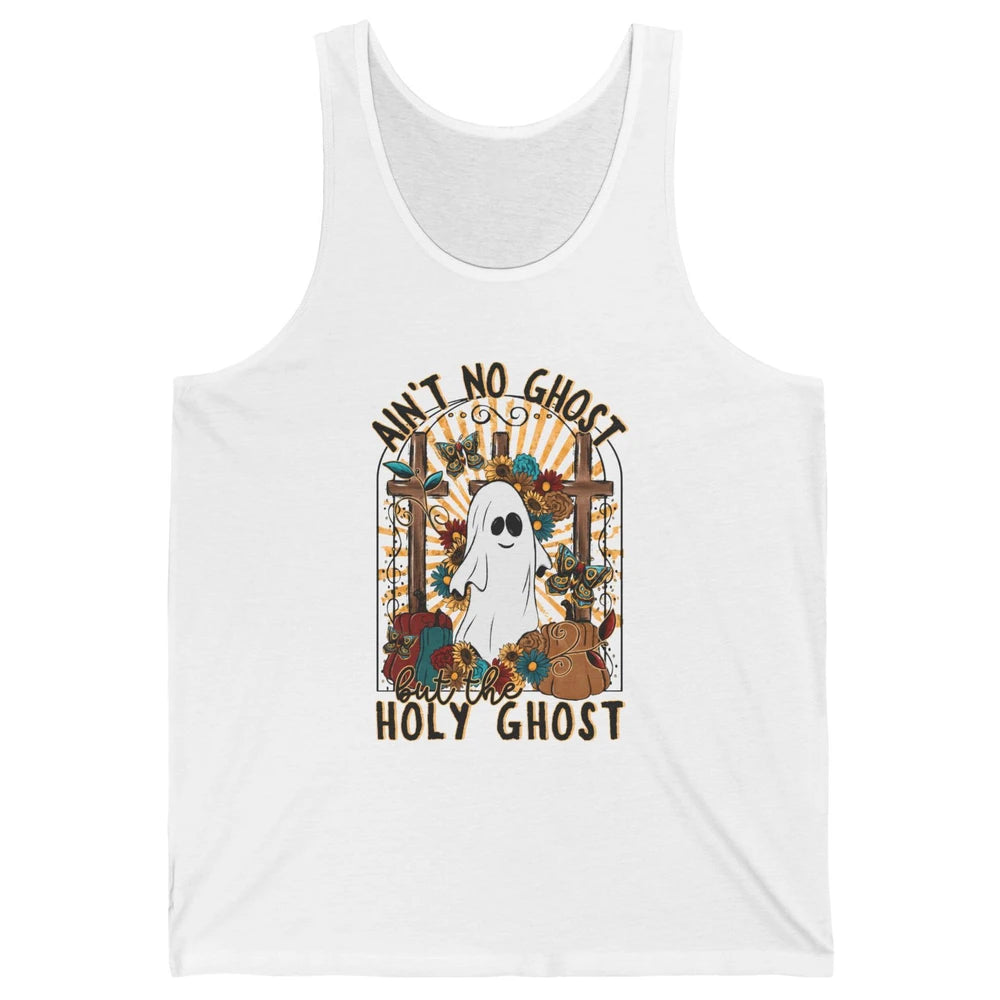 Ain't No Ghost But The Holy Ghost Spooky Christian Halloween Unisex Jersey Tank