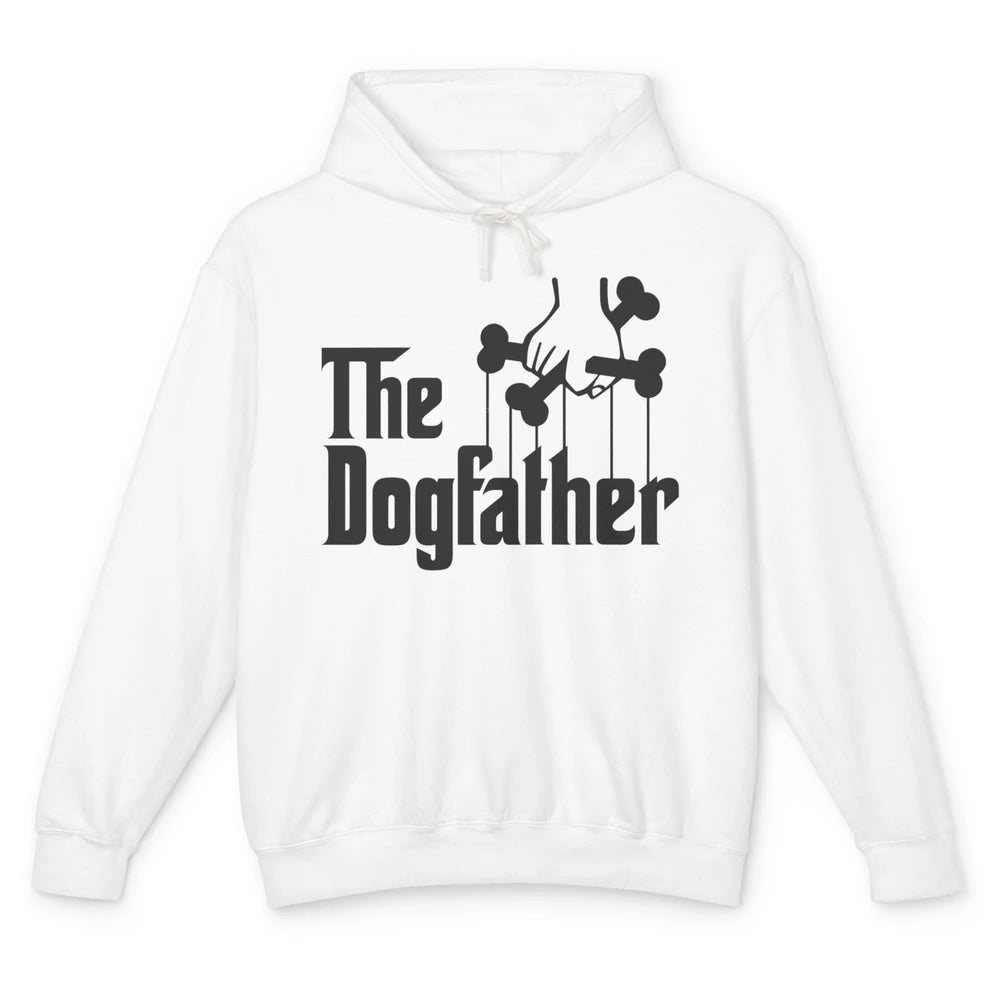 The Dogfather Parody Dog Lovers Funny Dog Dad Fathers Day Unisex Lightweight Hoodie