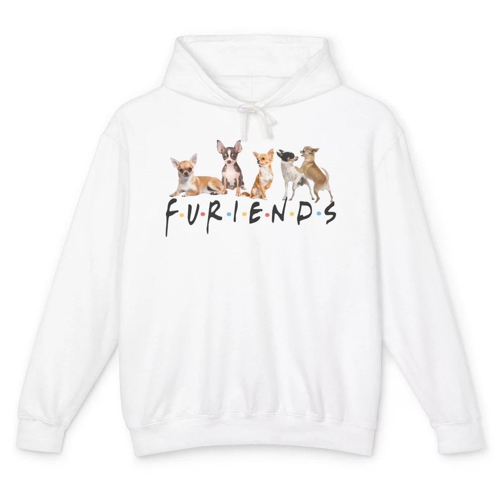 Chihuahua Furiends Furry Friends Dogs Chihuahua Lovers Gift Unisex Lightweight Hoodie