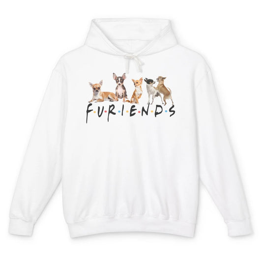 Chihuahua Furiends Furry Friends Dogs Chihuahua Lovers Gift Unisex Lightweight Hoodie