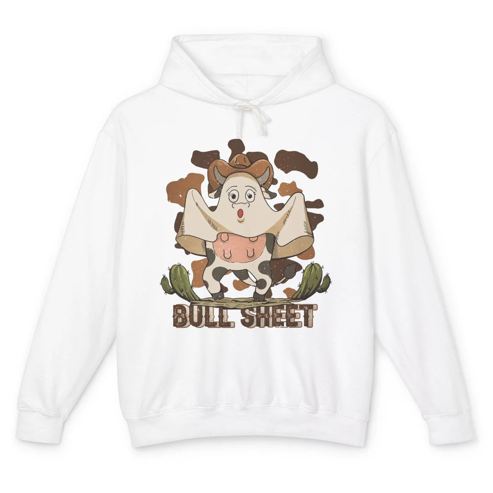 Funny Baby Daisy Cow Ghost Bull Sheet Western Halloween Unisex Lightweight Hoodie