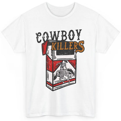 Cowboy Killers Skeleton Horse Skull Cigarette Texas Retro Classic Unisex T-Shirt