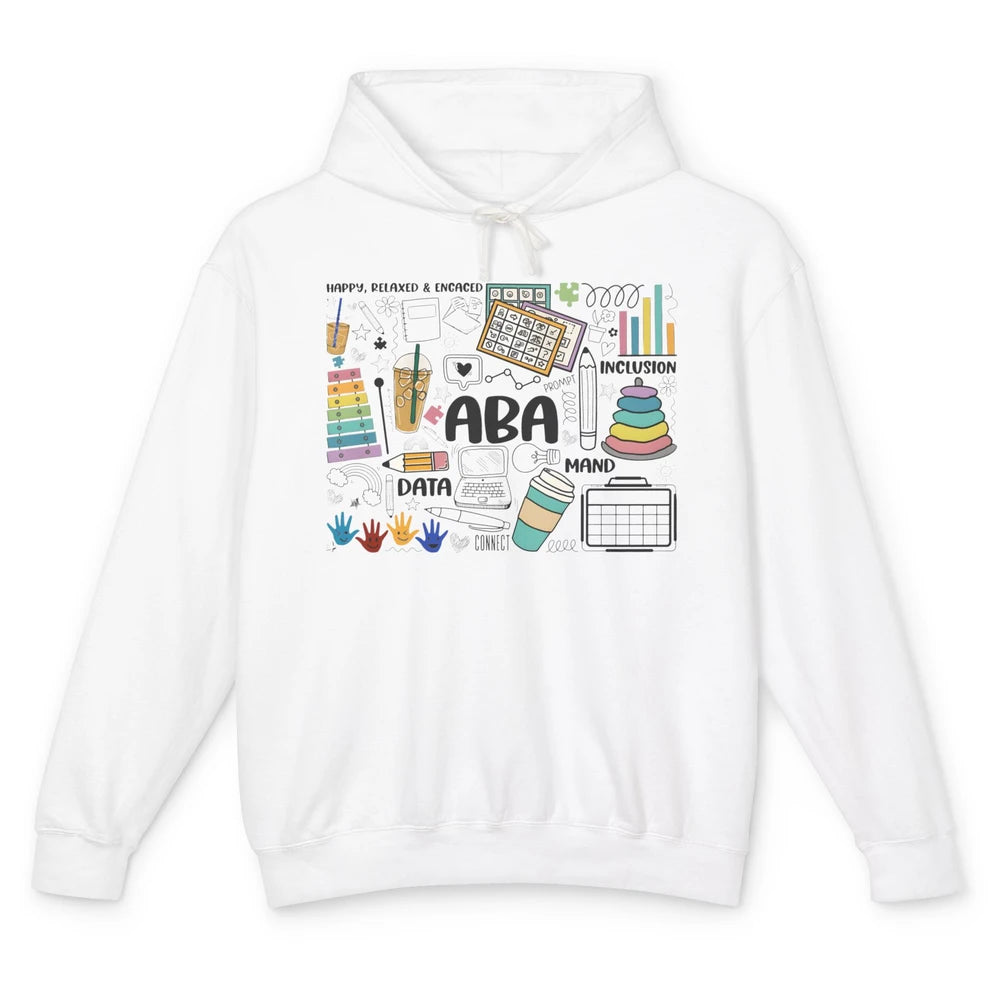 ABA Applied Behavior Analysis Sped Teacher RBT Therapist Unisex Lightweight Hoodie