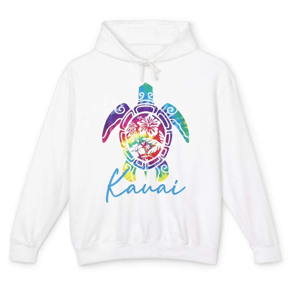 Cute Hawaiian Sea Turtle Kauai Hawaii Island Vacation Beach Unisex Lightweight Hoodie