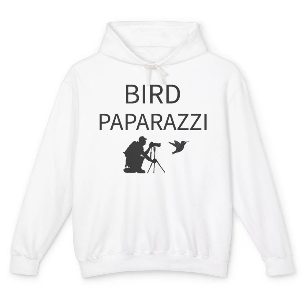 Birdwatching Funny Bird Paparazzi Birding Photography Bird Unisex Lightweight Hoodie