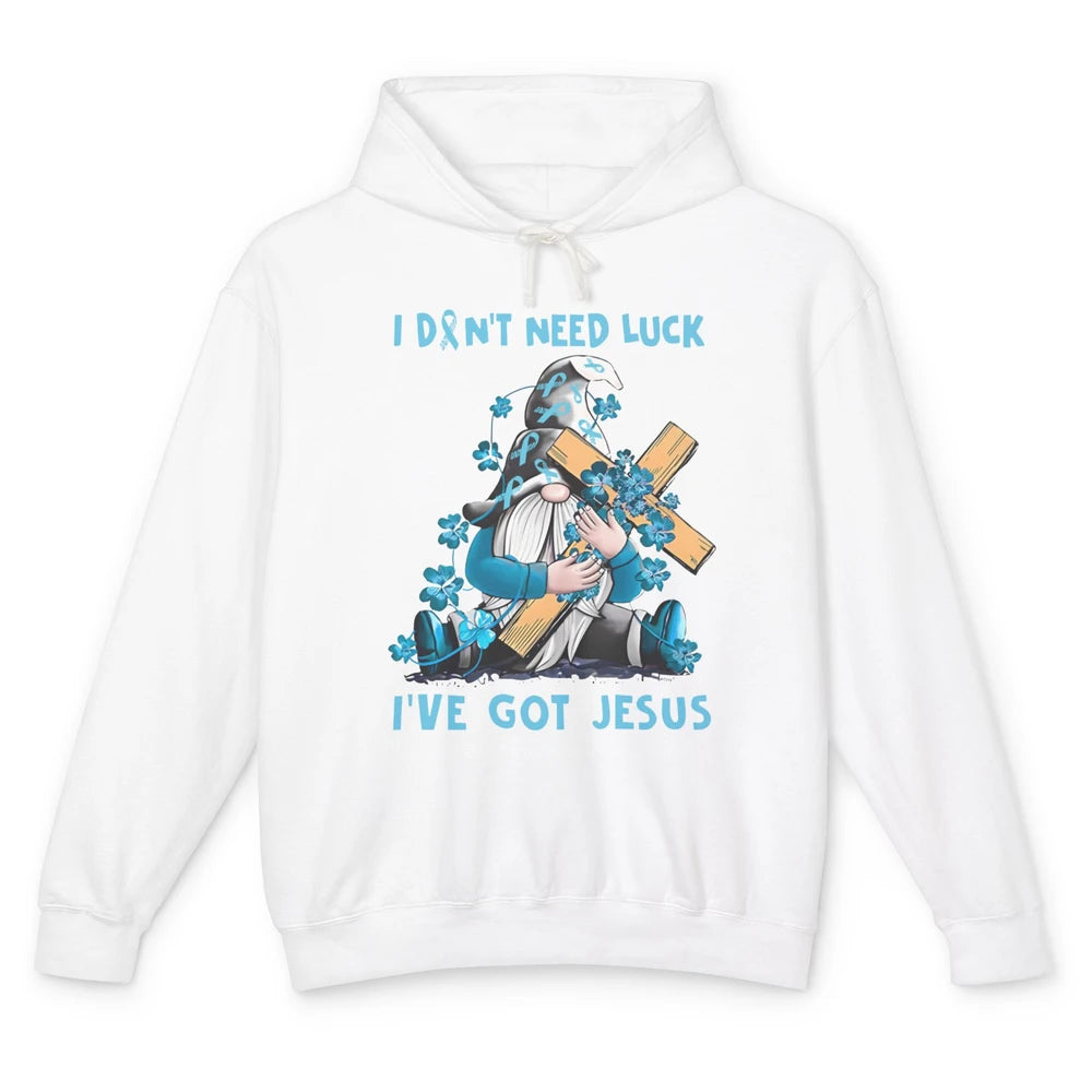 Median Arcuate Ligament Syndrome Gnome I've Got Jesus Faith Unisex Lightweight Hoodie