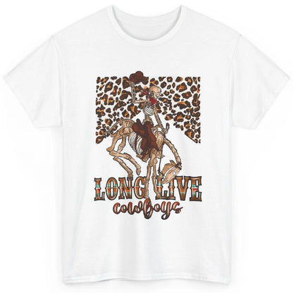 Cowboy Killer Long Live Cowboy Skeleton Leopard Western Classic Unisex T-Shirt