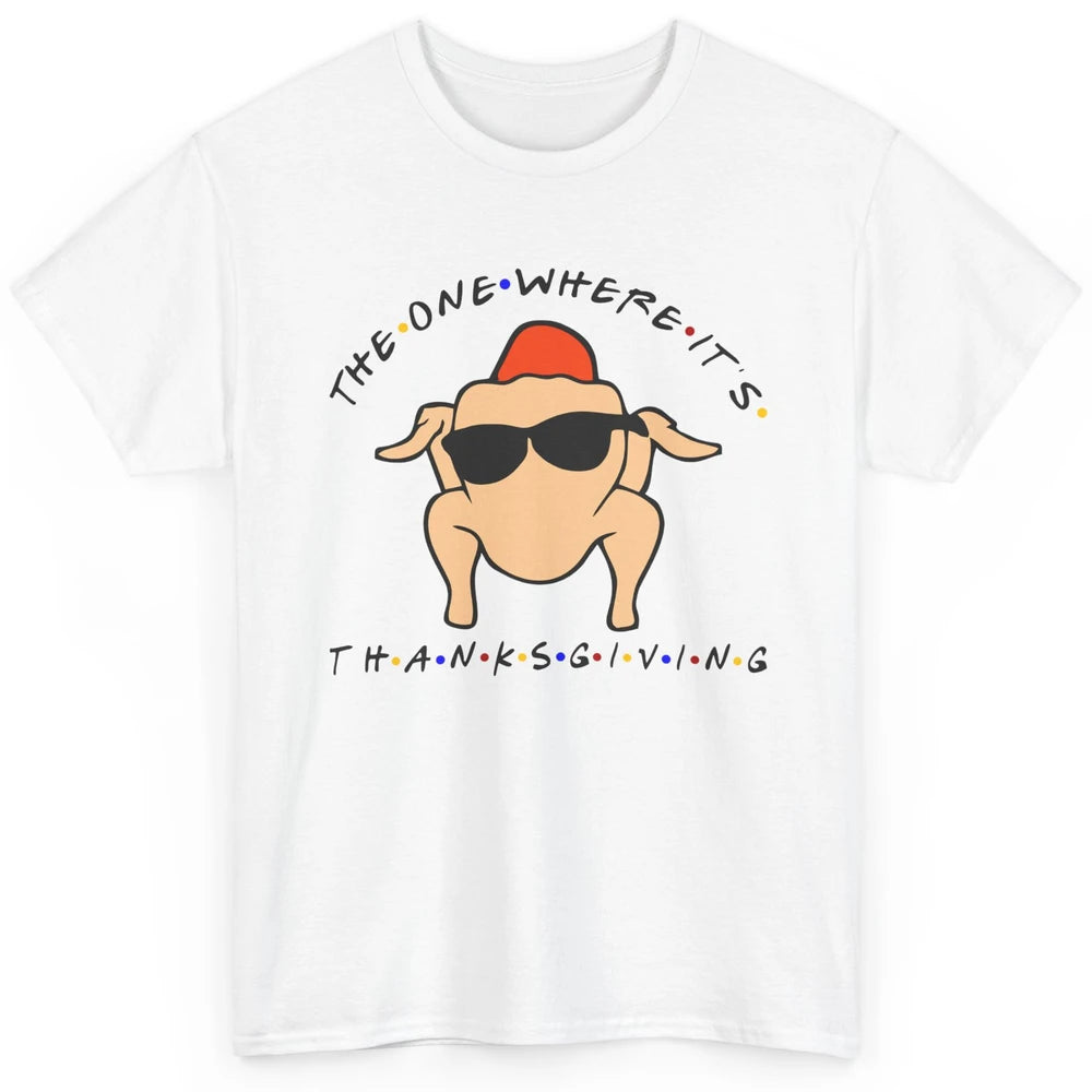 Funny Thanksgiving Crew Turkey Chicken Thanksgiving Dinner Classic Unisex T-Shirt