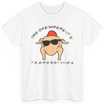 Funny Thanksgiving Crew Turkey Chicken Thanksgiving Dinner Classic Unisex T-Shirt