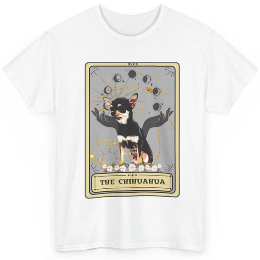 The Chihuahua Tarot Card Black Chihuahua Halloween Dog Mom Classic Unisex T-Shirt