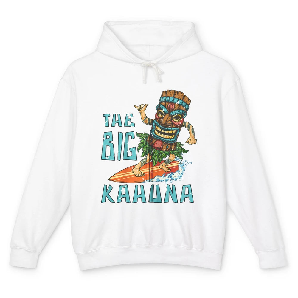 Tiki Big Kahuna Surfer Tropical Hawaii Aloha Paradise Beach Unisex Lightweight Hoodie