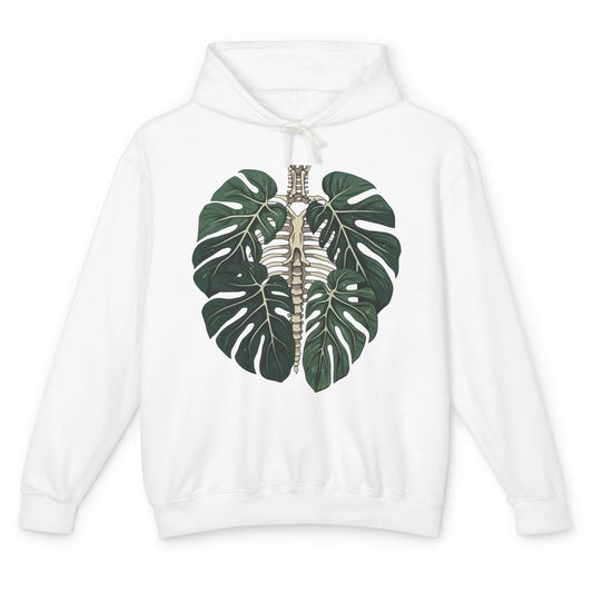 Skeleton Plant Body Nature Botanical Gardening Plant Lovers Unisex Lightweight Hoodie