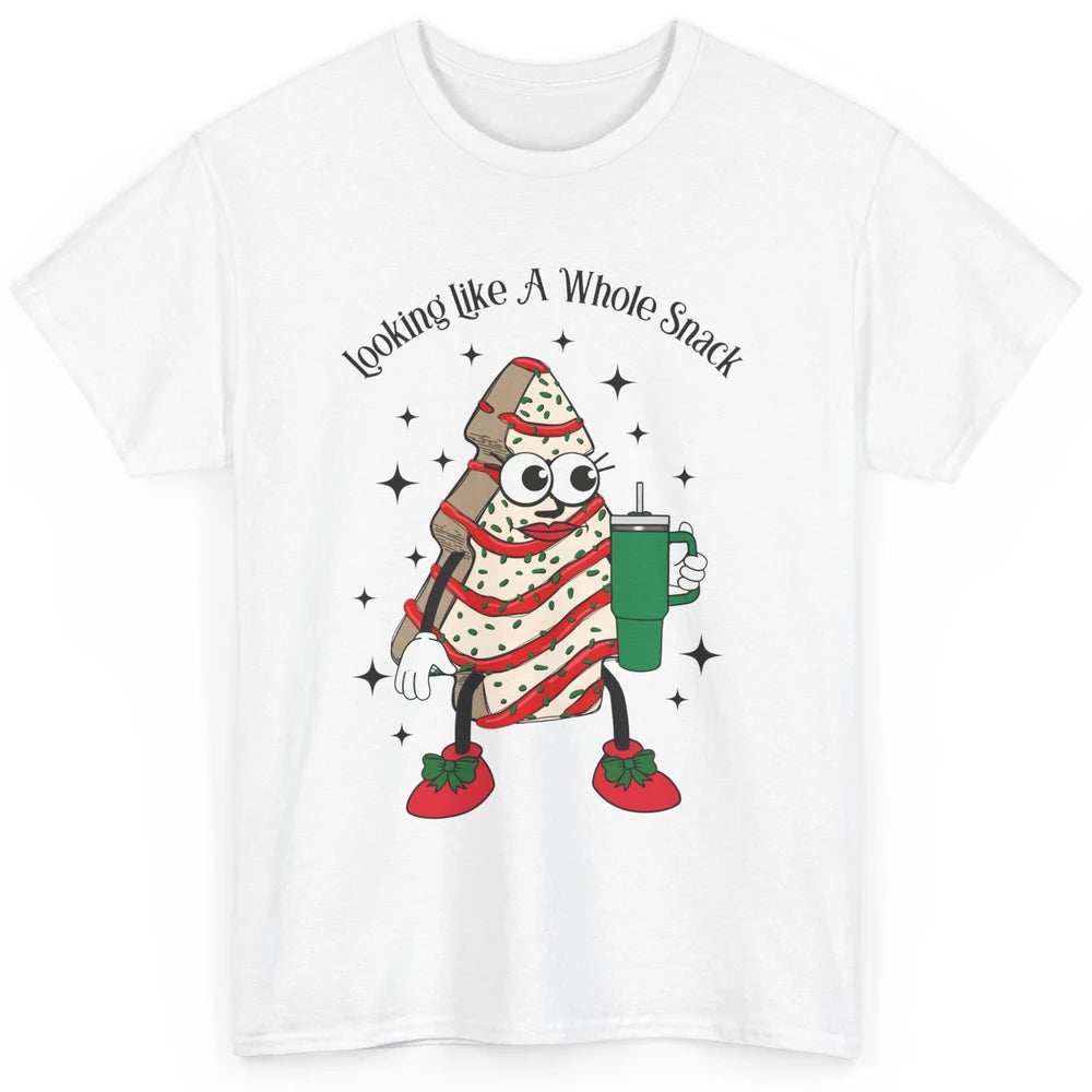 Funny Christmas Tree Cake Out Here Look Like A Snack Classic Unisex T-Shirt