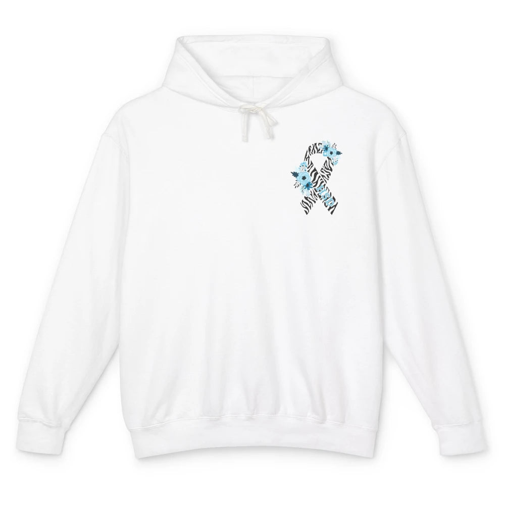 Hypermobility Spectrum Disorder Awareness HSD Zibra Ribbon Unisex Lightweight Hoodie