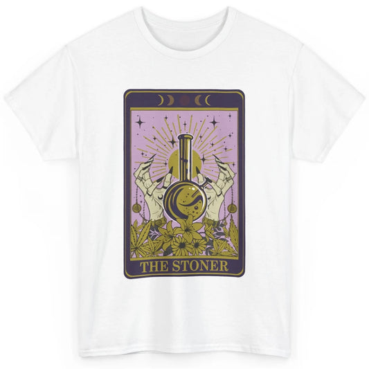 Vintage Witch The Stoner Tarot Card Weed Cannabis Marijuana Classic Unisex T-Shirt