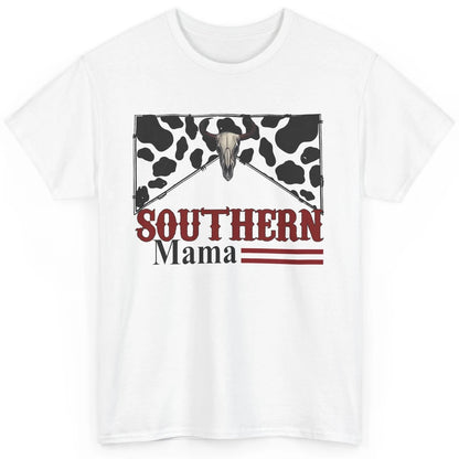 Cowhide Bull Skull Southern Mama Western Country Cowgirl Classic Unisex T-Shirt