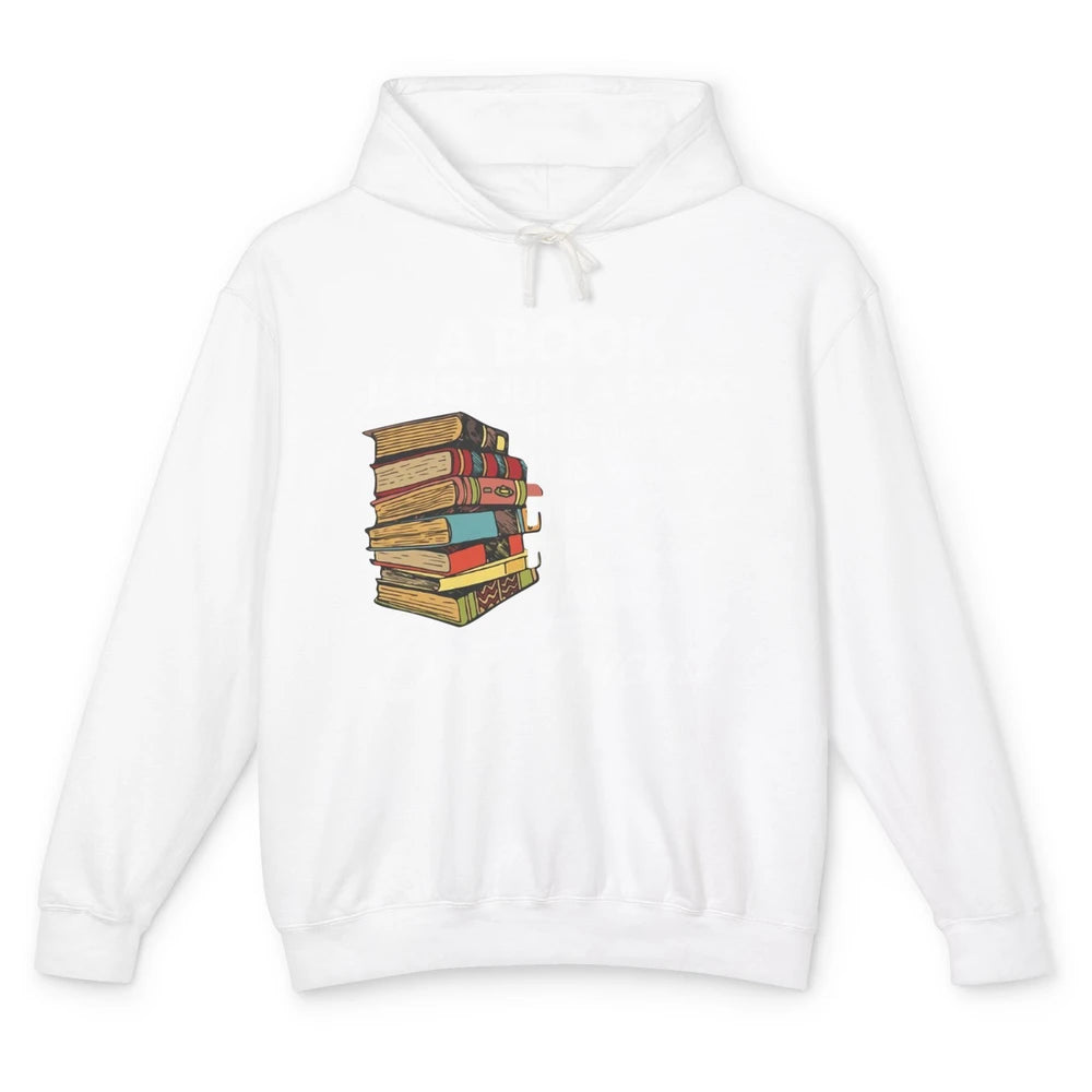 Book Is A Best Friend Sanity Happiness Teacher Reading Lover Unisex Lightweight Hoodie