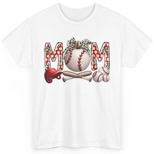 Baseball Mom Leopard Bandana Mom Love Baseball Mother's Day Classic Unisex T-Shirt