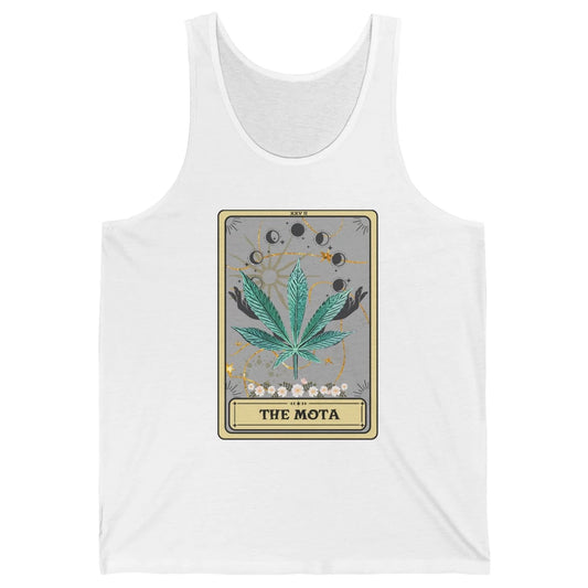 Vintage Weed The Mota Tarot Card Weed Cannabis Marijuana Unisex Jersey Tank