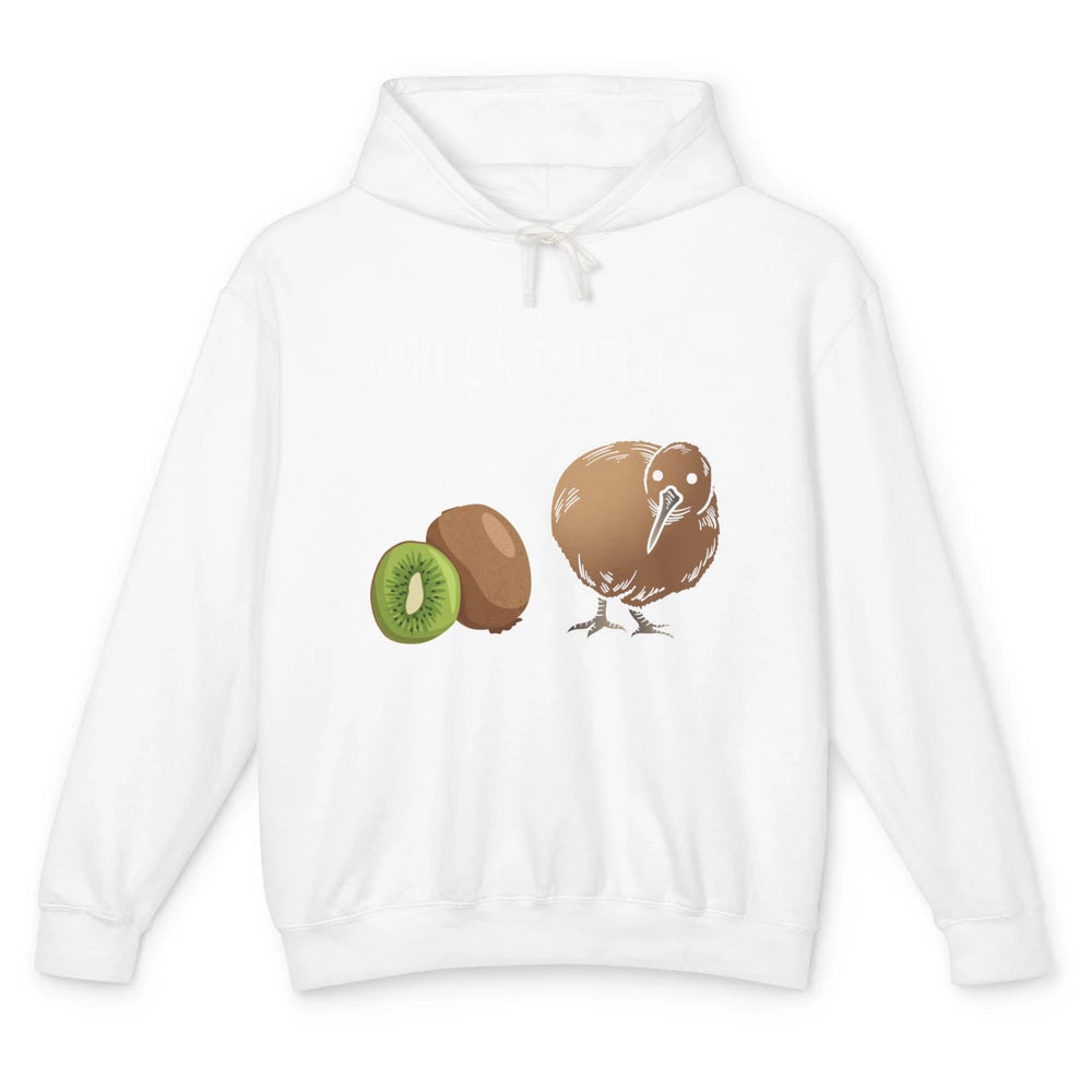 Funny Kiwi Joke Bird Fruit Animal You Ok Man Humor Sarcastic Unisex Lightweight Hoodie