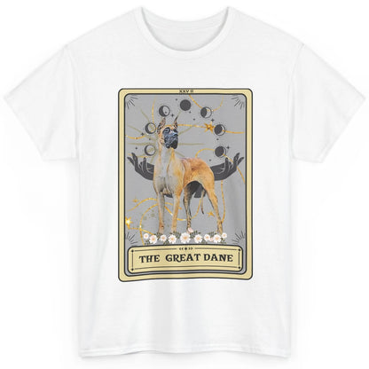 The Great Dane Tarot Card Great Dane Mom Halloween Dog Mom Classic Unisex T-Shirt