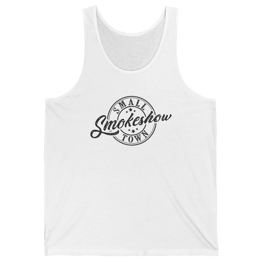 Retro Small Town Smokeshow Western Country Cowgirl Unisex Jersey Tank