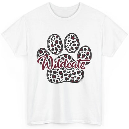 Wildcats Spirit Cat Paw Leopard Western Cat Mom Cat Lovers Classic Unisex T-Shirt