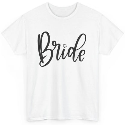 Bride To Be Diamond Ring Future Mrs. Engagement Bachelorette Classic Unisex T-Shirt