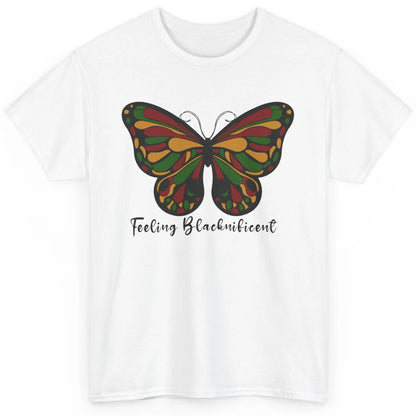 Feeling Blacknificent Butterfly Black People Juneteenth 1865 Classic Unisex T-Shirt