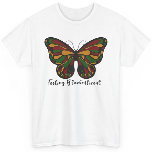 Feeling Blacknificent Butterfly Black People Juneteenth 1865 Classic Unisex T-Shirt