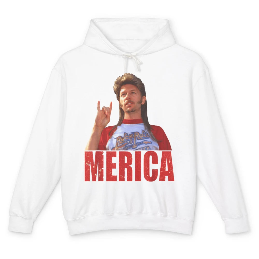 Funny Joe Merica 4th Of July Independence America Patriotic Unisex Lightweight Hoodie