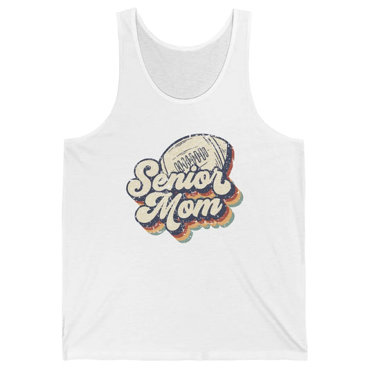 Retro Senior Mom Football Class Of 2022 Graduate Mom Gift Unisex Jersey Tank