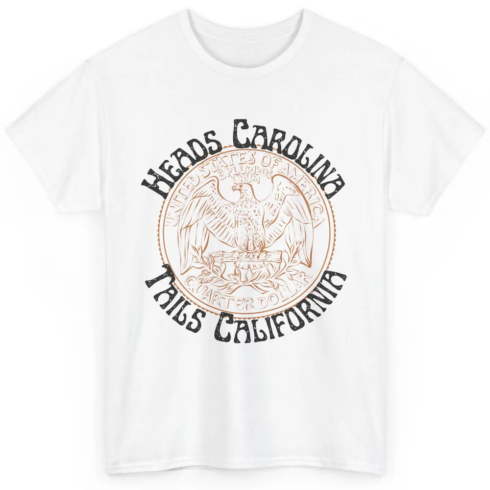 Vintage Heads Carolina Tail California US Western Country Classic Unisex T-Shirt