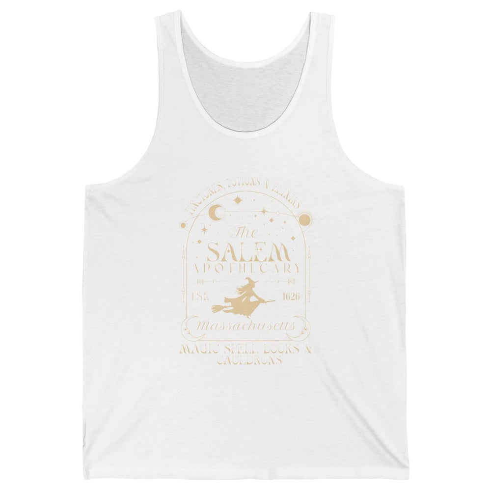 Retro Salem Apothecary Since 1626 Halloween Salem Witches Unisex Jersey Tank