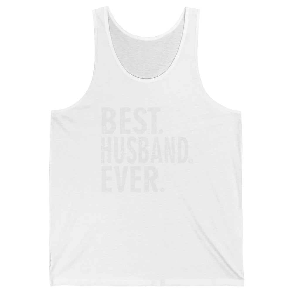 Vintage Best Husband Ever Father's Day Unisex Jersey Tank