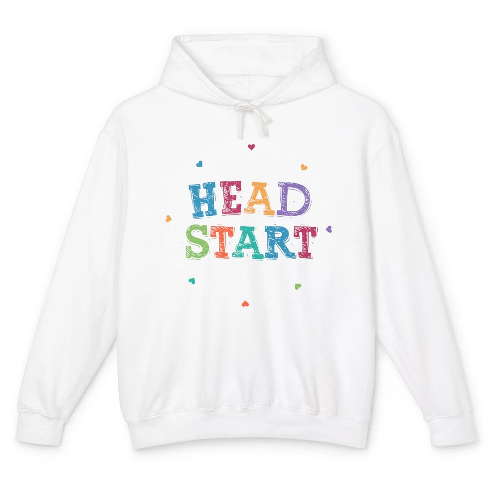 Headstart Rainbow Early Childhood Education Back To School Unisex Lightweight Hoodie