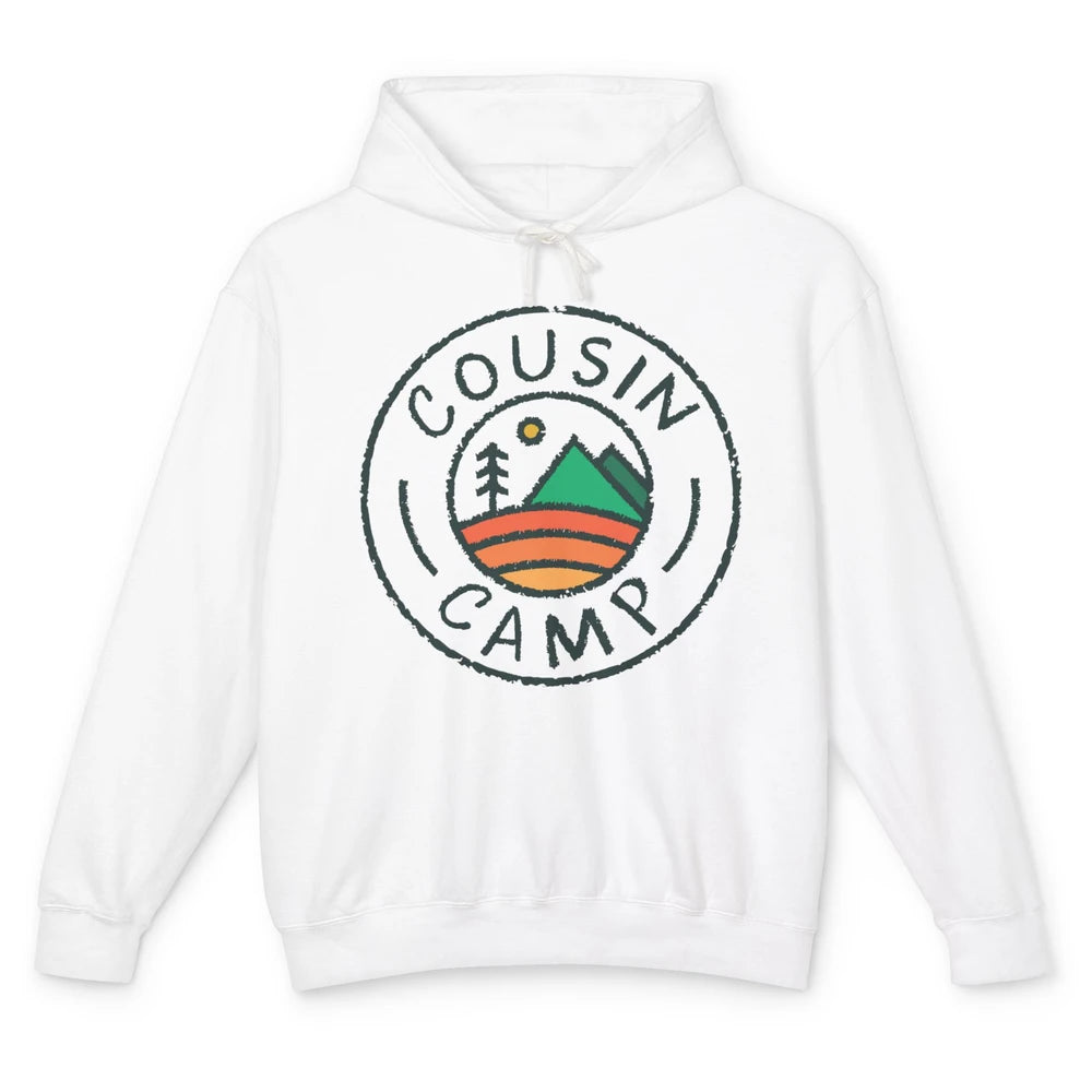 Cousin Camp Camping Family Camping Friends Camping Club Gift Unisex Lightweight Hoodie