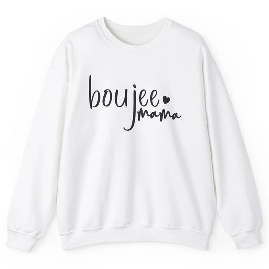 Boujee Mama Boujee Mom Fall Halloween Western Girl Mama Unisex Crewneck Sweatshirt