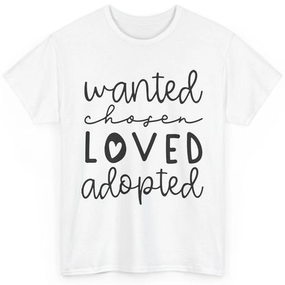 Foster Care Wanted Chosen Loved Adopted Foster Mom Parents Classic Unisex T-Shirt